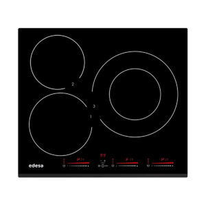 Placa EDESA EIM 6330 B, 60 cm, Negro, Inducción