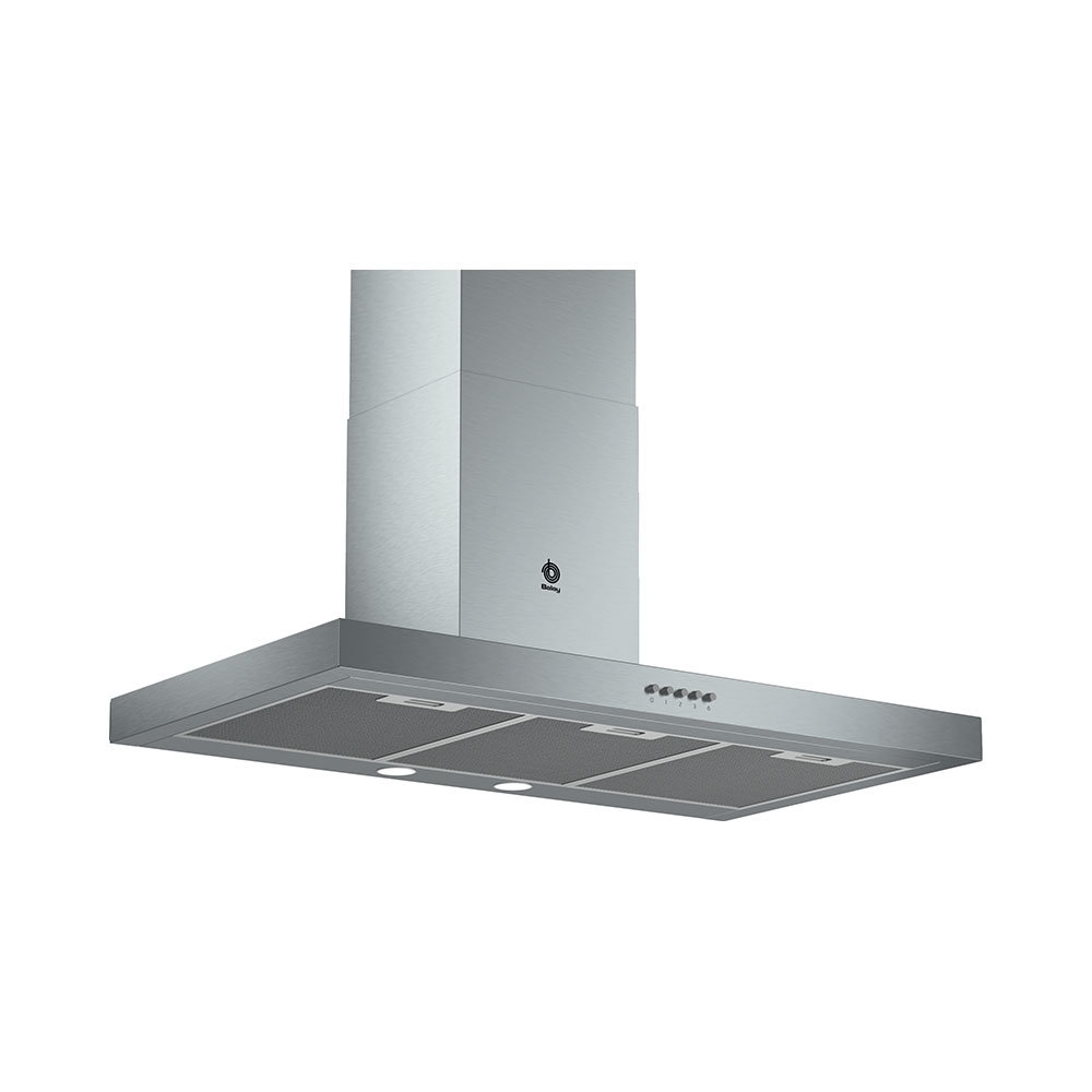 Campana box BALAY 3BC095MX, 90 cm, Metálico, Clase D, Decorativa