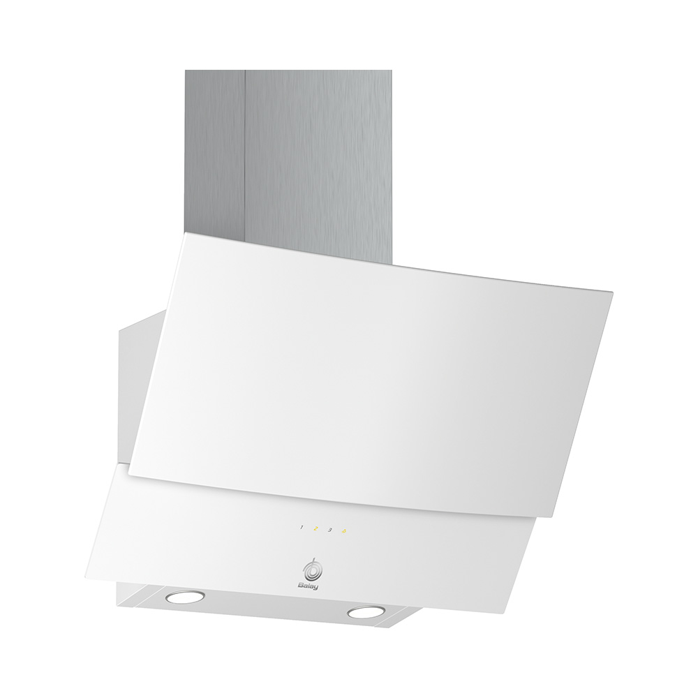 Campana BALAY 3BC565GB, 60 cm, Cristal Blanco. Clase C, Decorativa