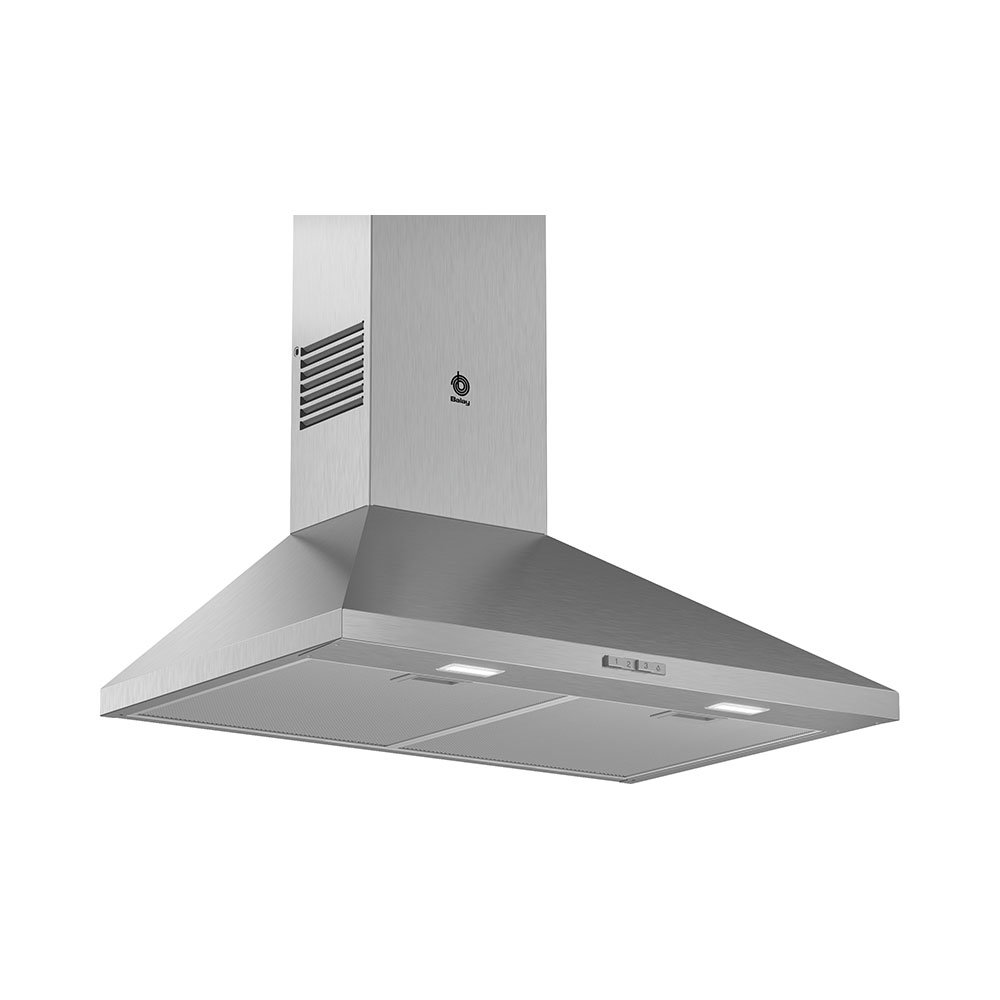 Campana piramidal BALAY 3BC676MX, 75 cm, Metálico, Clase A, Decorativa