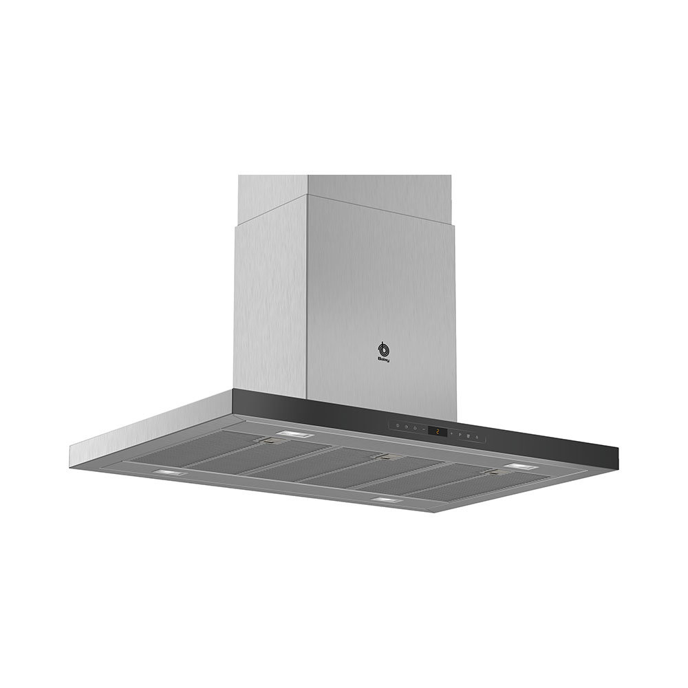 Campana BALAY 3BI998HNC, 90 cm, Negro, Clase A+, Decorativa de Isla