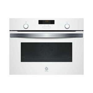 Horno BALAY 3CB5151B2, 45 cm, Cristal Blanco, Clase A. Compacto , 47 l.