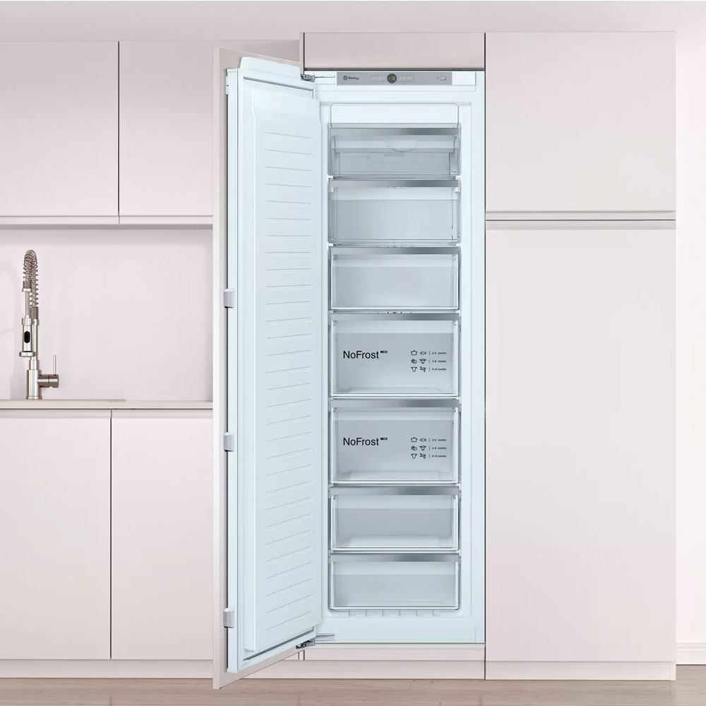 Congelador BALAY 3GIF737F, Clase F, Integrable, 177×56 cm,  NoFrost, 212 l.