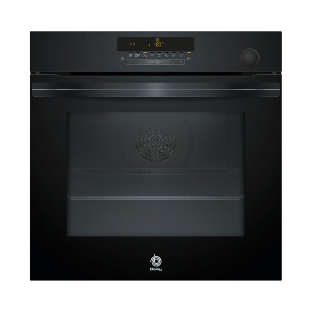 Horno BALAY 3HA5178N6, Clase A, Cristal Negro, 60×60 cm, Vapor