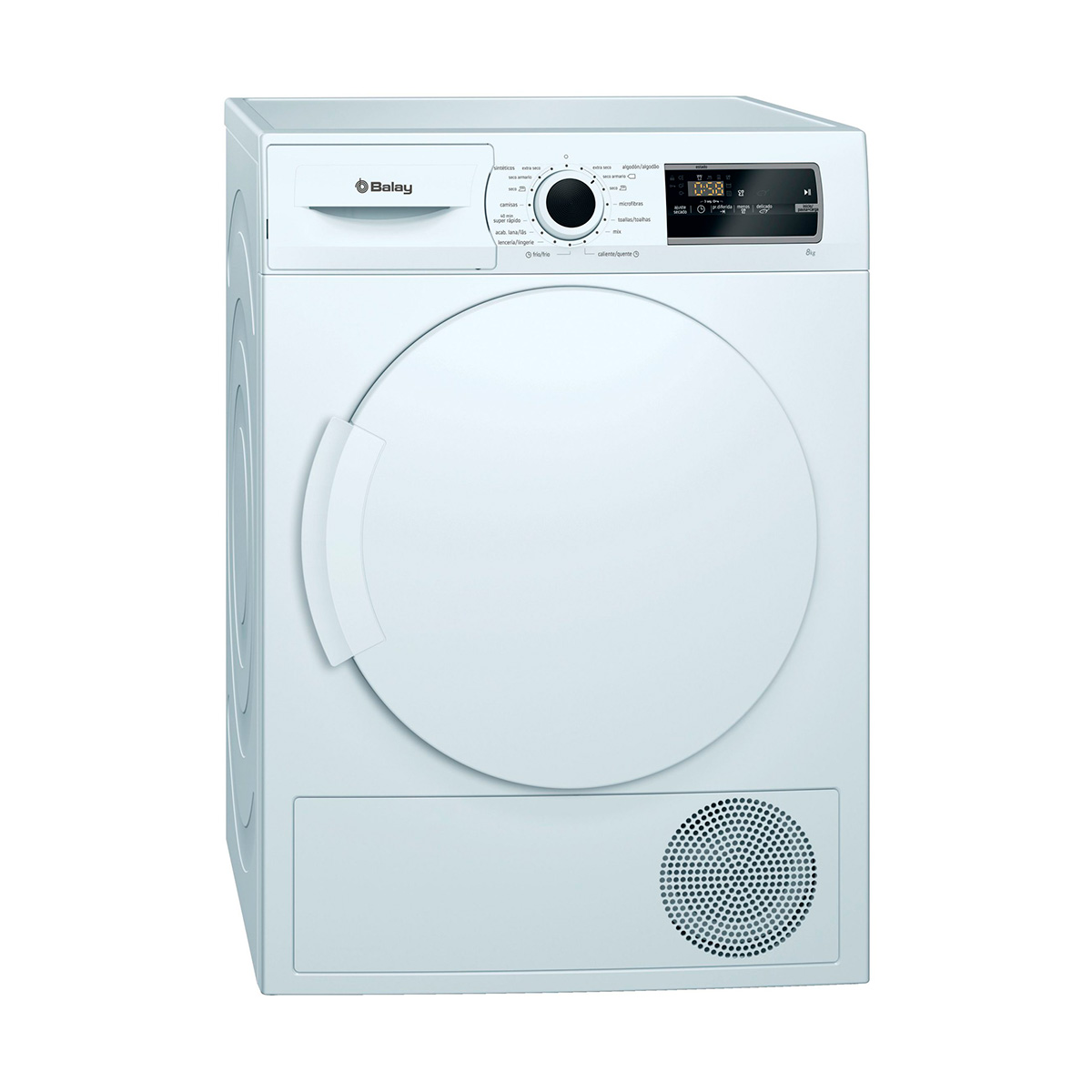 Secadora BALAY 3SC385B, Clase B, Blanco, de condensación, 8 kg