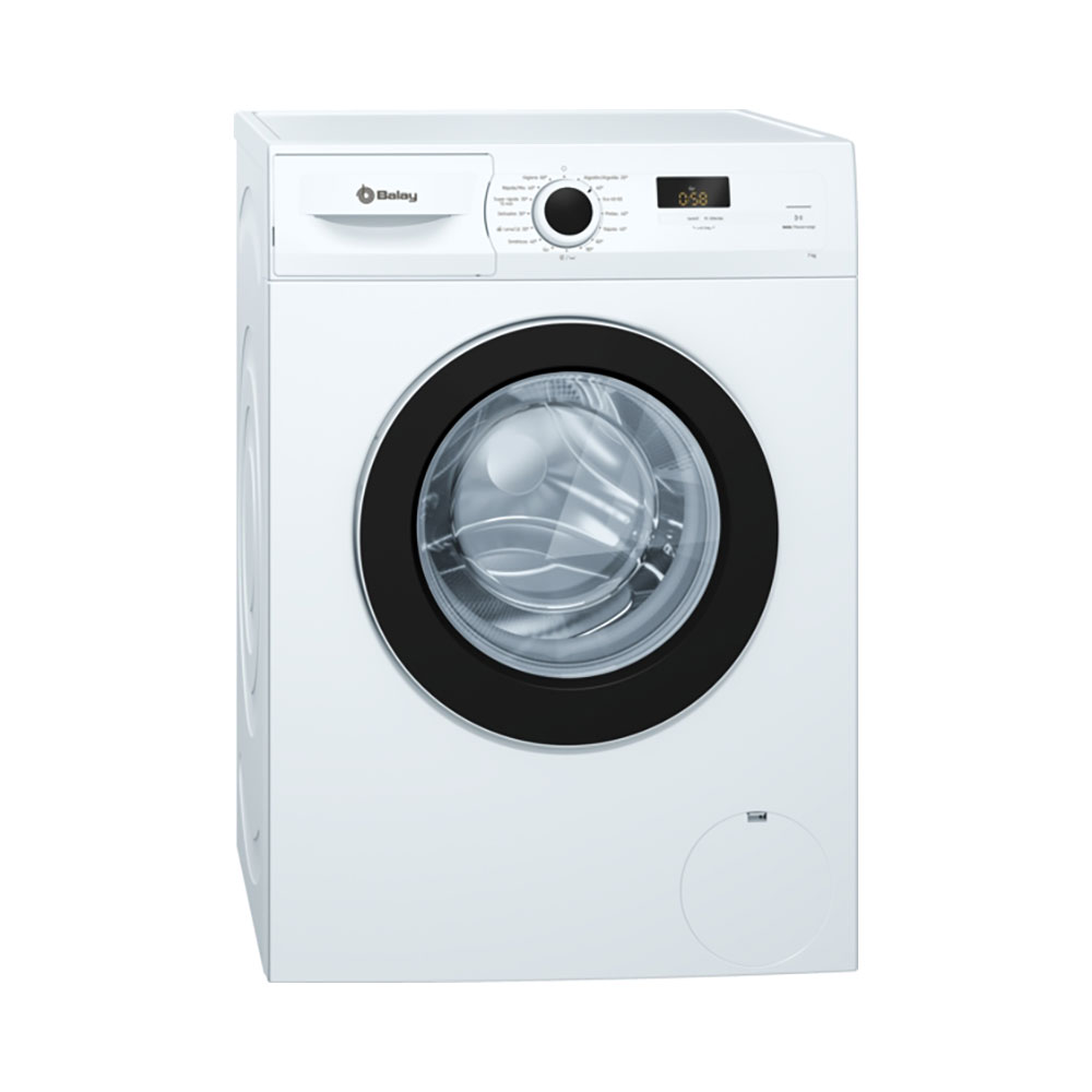 Lavadora BALAY 3TS270B, Clase B, Blanco, 7 kg, 1000 rpm.