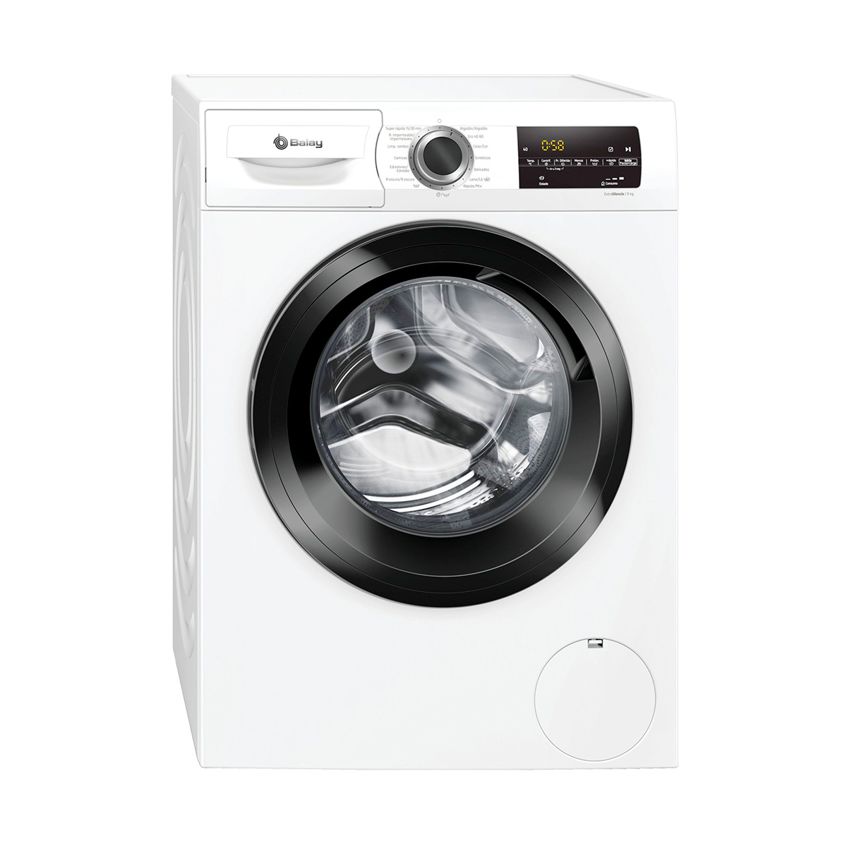 Lavadora BALAY 3TS993B Clase C, Blanca, de Carga Frontal, 9 kg, 1200 rpm