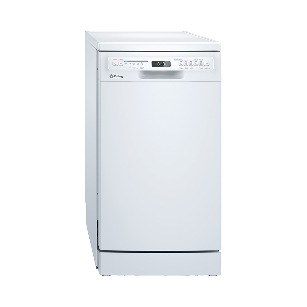 Lavavajillas BALAY 3VN5330BA, Clase F, Blanco, Libre Instalación, 45 cm,10 Servicios