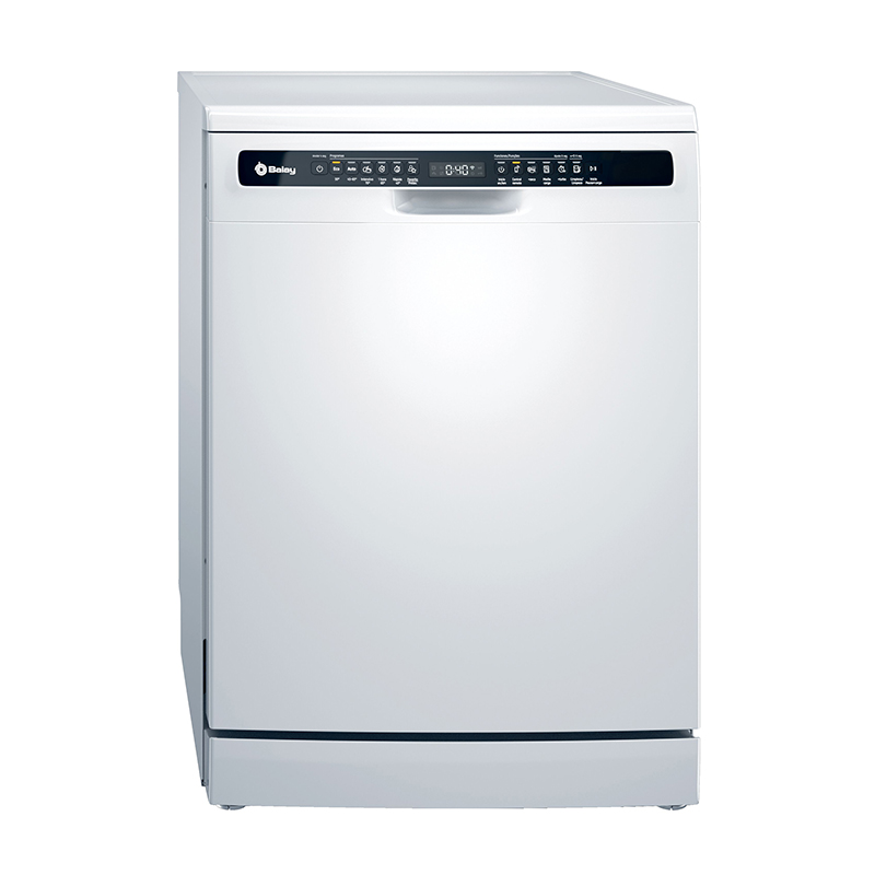 Lavavajillas BALAY 3VS6030BA, Clase D, 60 cm, Blanco, Libre Instalación, 12 Servicios