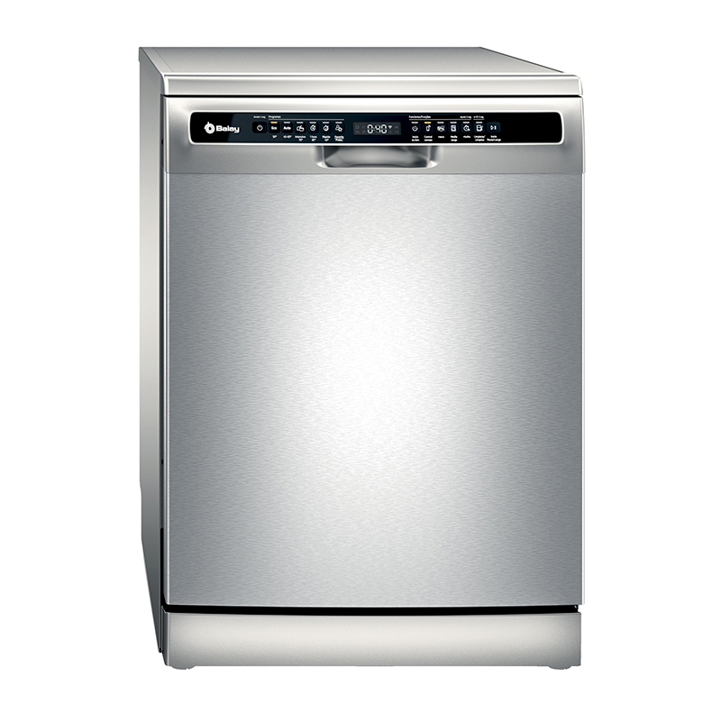 Lavavajillas BALAY 3VS6030IA, Clase D, 60 cm, Acero Antihuellas, Libre Instalación, 12 Servicios