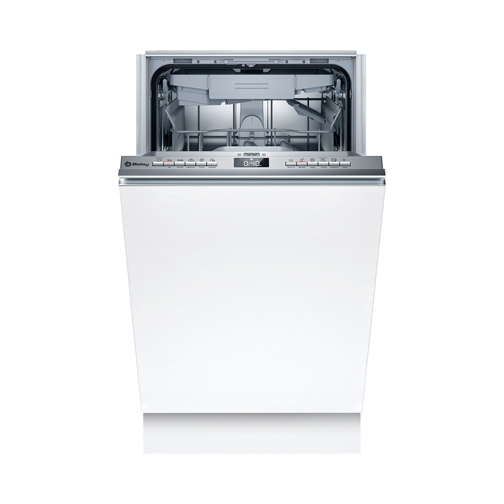 Lavavajillas BALAY 3VT5330DA, Clase F, Acero, Integrable, 45 cm. 10 Servicios