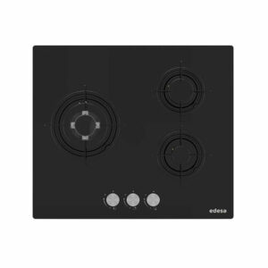 Placa EDESA EGG6030 TI N, 60 cm, Vidrio Negro, Gas Natural