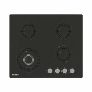 Placa EDESA EGG6040 TI B, 60 cm, Vidrio Negro, Gas Butano