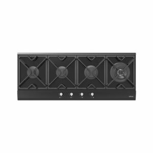 Placa EDESA EGG1240 TI TR CI N, 120 cm, Vidrio Negro, Gas