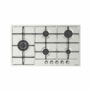 Placa EDESA EGX9050 TI TR CI N, 90 cm, Acero Inox, Gas Natural