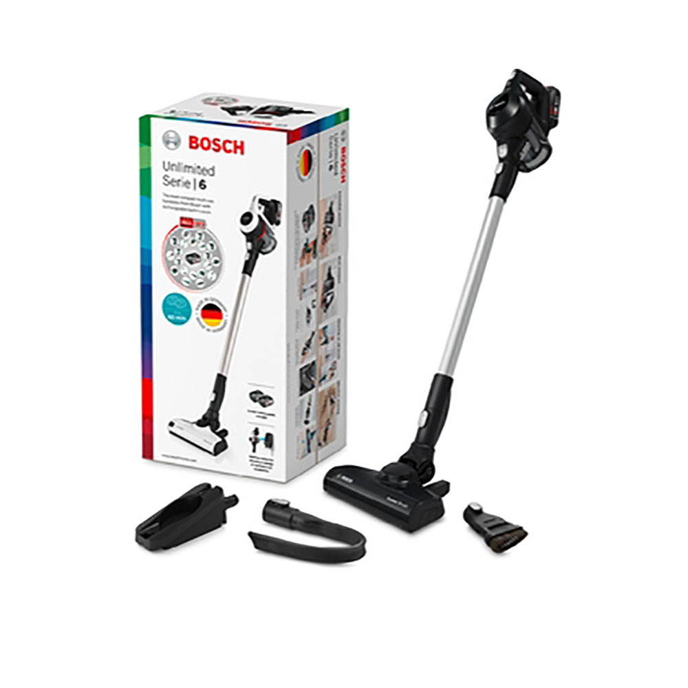 Aspiradora sin cable BOSCH BBS611BSC  Serie | 6, Unlimited, Negro