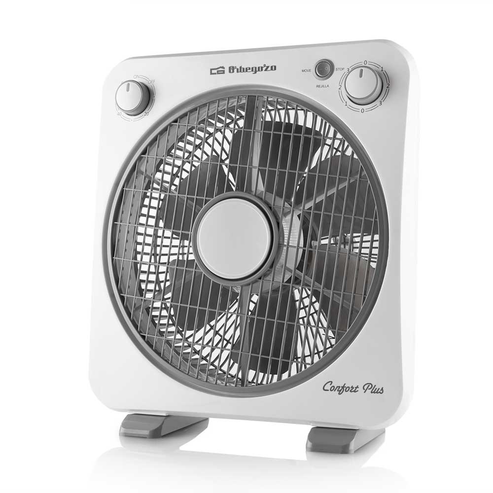 Ventilador BOX FAN ORBEGOZO BF 0138, 30 cm.