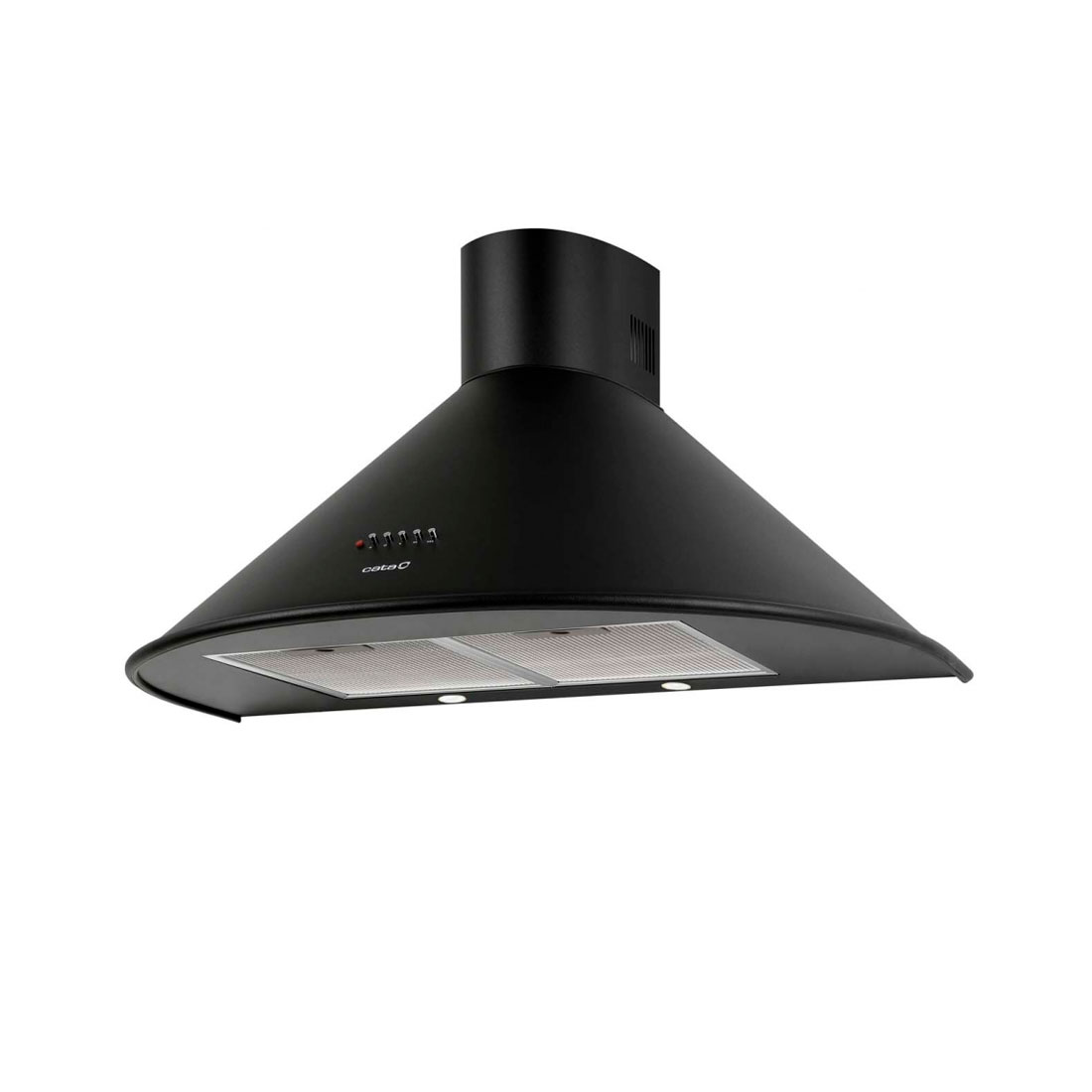 Campana CATA Q600 BK, 60 cm, Negro, Clase D, Decorativa CATA 2148402