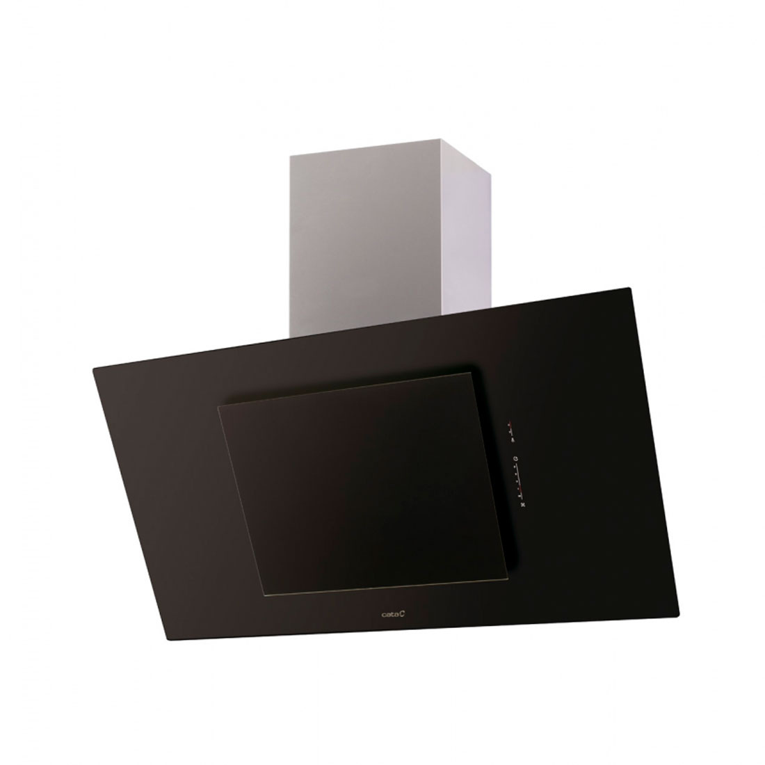 Campana CATA THALASSA 800XGBK, 80 cm, Cristal Negro, Clase F, Decorativa CATA 2145405