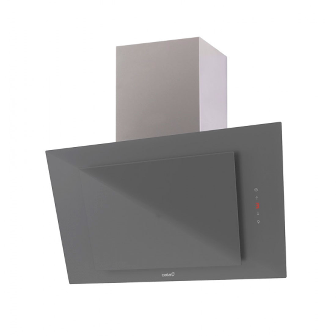 Campana CATA THALASSA 800XGGR, 80 cm, Cristal Gris, Clase F, Decorativa CATA 2145505