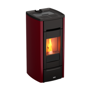 Estufa de Pellets FOCO Ermetica Cast Iron Canalizada Mod. 10 Canalizada