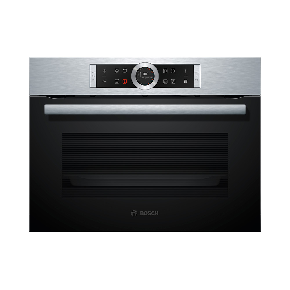 Horno BOSCH CBG675BS3, 45 cm, Acero Inox., Clase A+, Compacto, 47 l.
