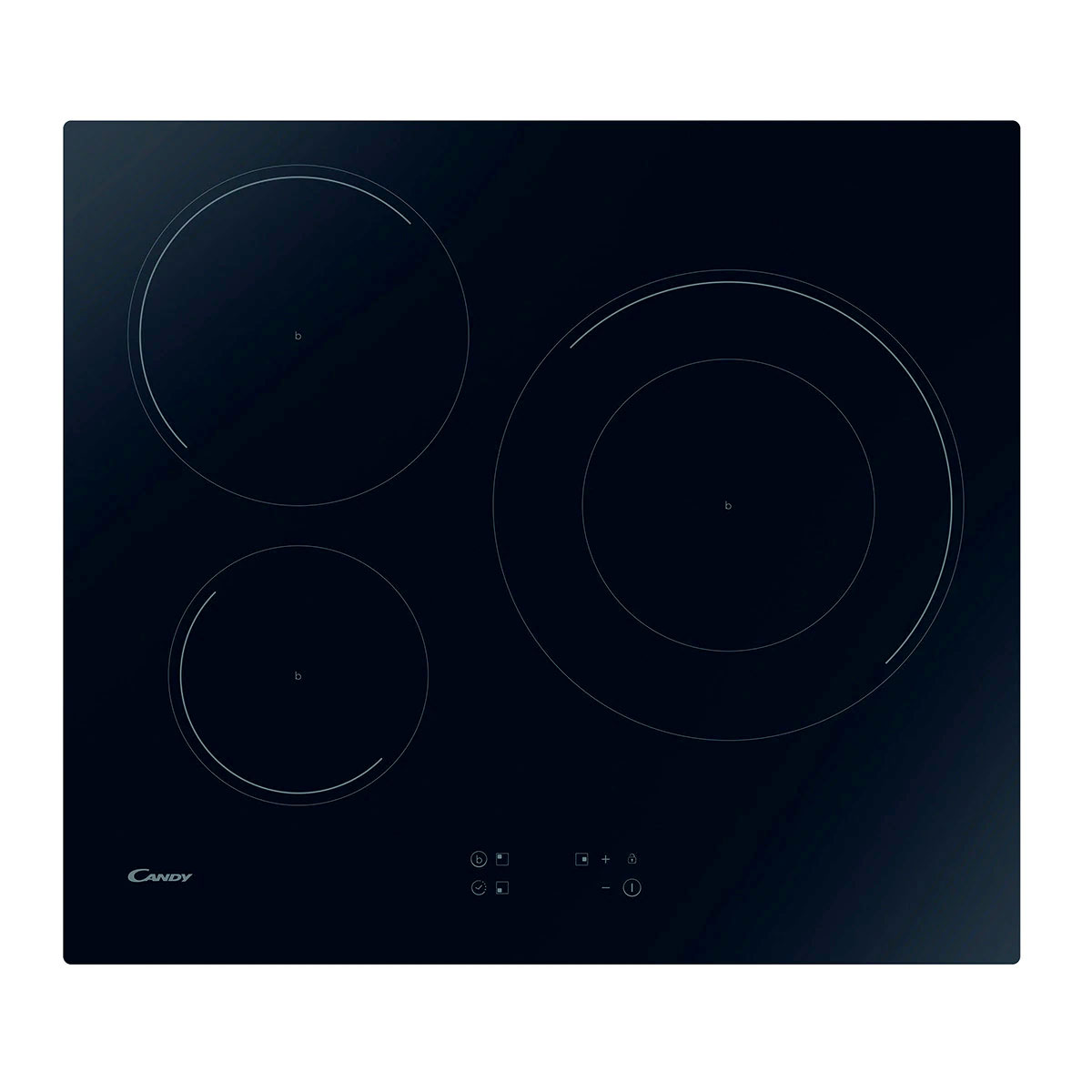 Placa CANDY CI633C/E1, 60 cm, Negro, Inducción