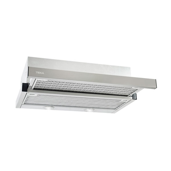 Campana TEKA CNL6400, 60 cm, Inox, Clase D, Convencional, 2 Motores y 2+1 velocidades