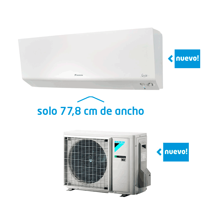 DAIKIN AXM35R, Clase A+++, 3440Frig/4472Kcal, Aire Acondicionado Split