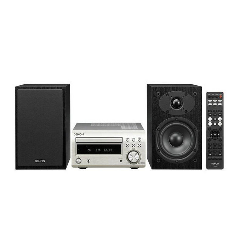Cadena Musical DENON D-M41 Bluetooth 30W BK/SLV
