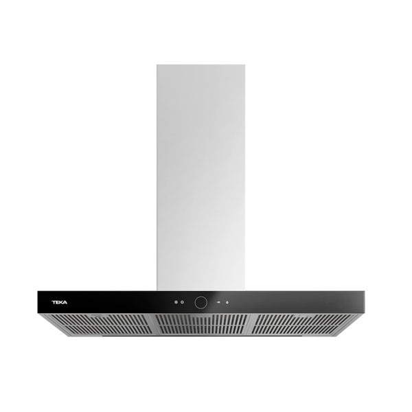 Campana TEKA ECOPOWER 4A  DLH 985 T, 90 cm, Inox, Clase A, Decorativa Mandos Digitales Touch control y Motor