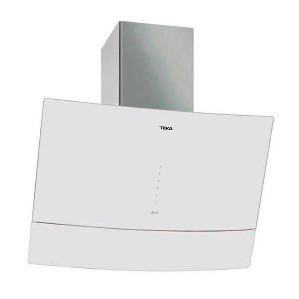 Campana TEKA DVU 590, 90 cm, Blanco, Clase D, Decorativa Vertical con Touch Control y apertura automática con control remoto