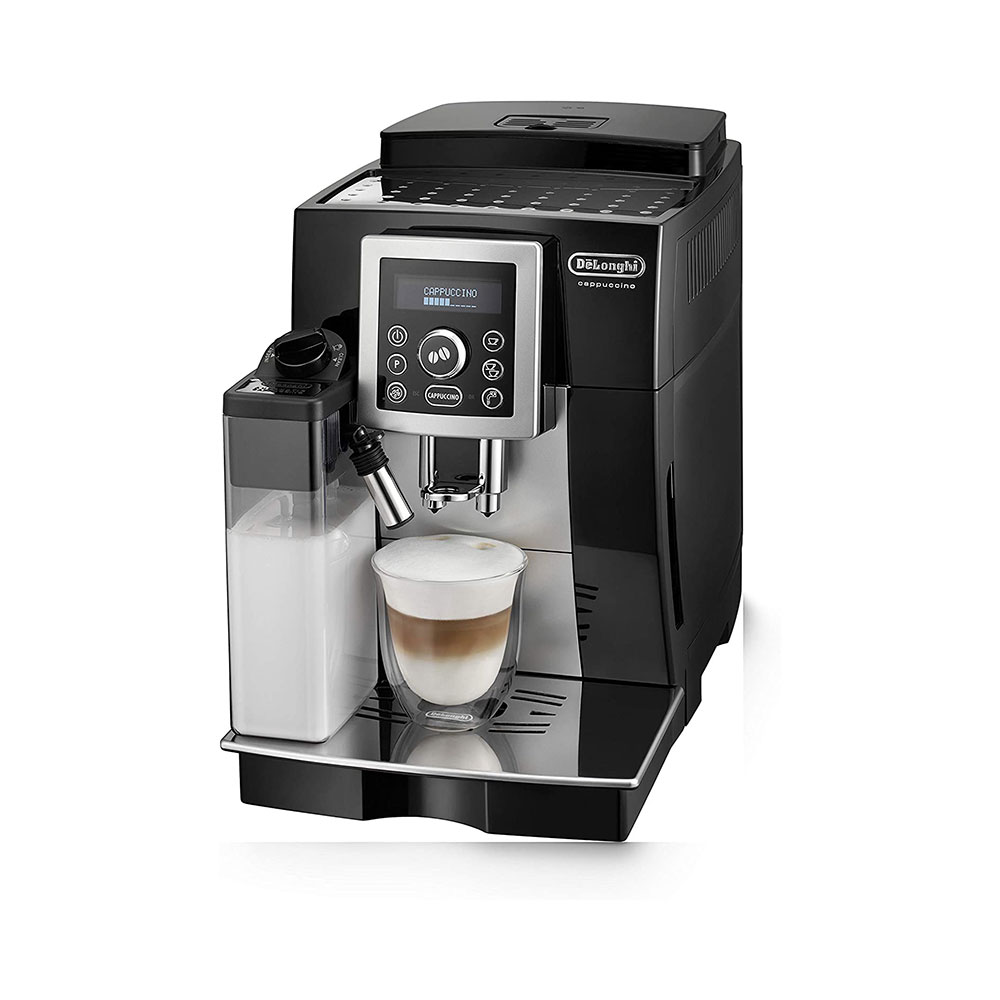 Cafetera Express ECAM23463B DELONGHI, 15 barbar, 1450 W, 2 tazas, Negro