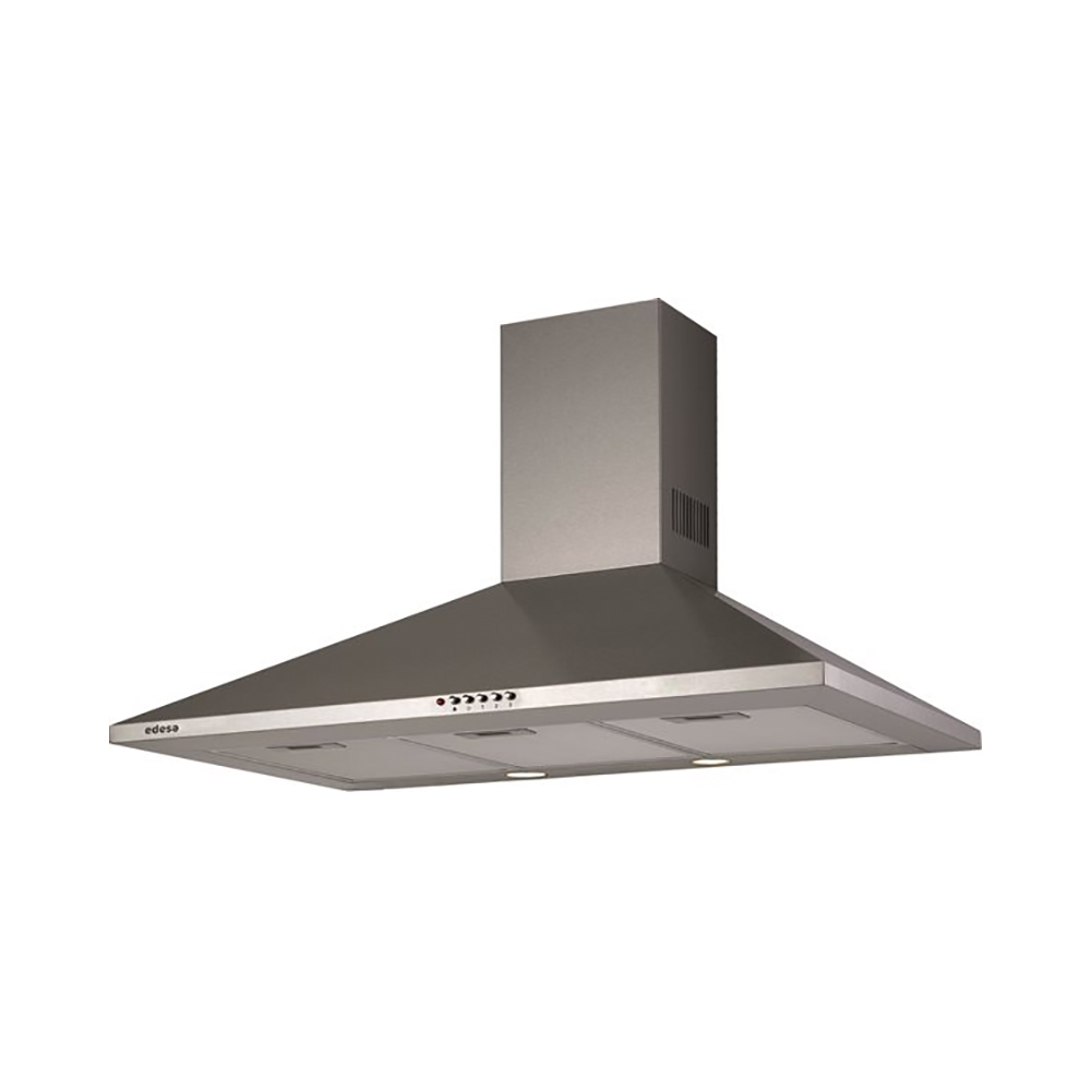 Campana EDESA ECP7611 X, 70 cm, Acero Inox, Clase C, Decorativa