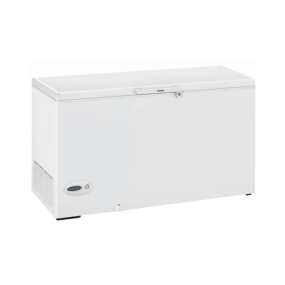 Congelador EDESA EZH 4111, Clase F, Blanco, 86×151 cm, Horizontal.