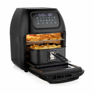 Freidora sin aceite y horno multifunción TRISTAR FR-6964, 10 L, 10 programas, 1800 W, Negra