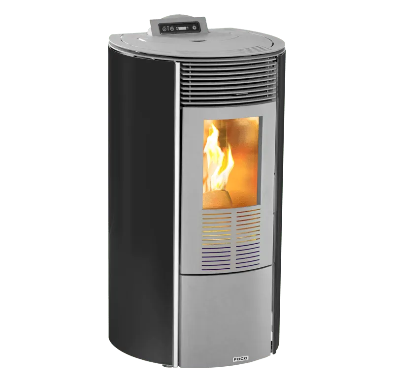 Estufa de Pellets FOCO Sfera Glass Mod. 12  Canalizada