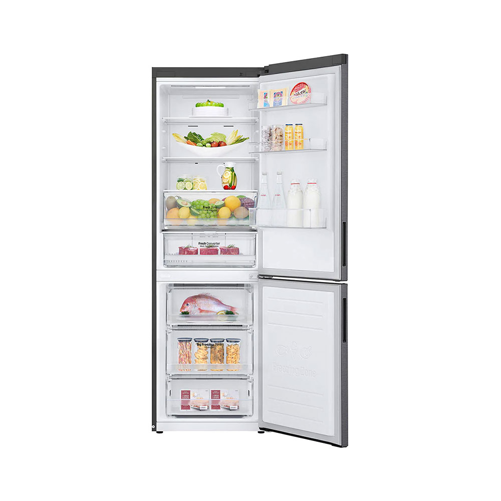 Frigorífico LG GBP61DSXGC, Clase D, Inox Grafito, 186×59.5 cm, Combi