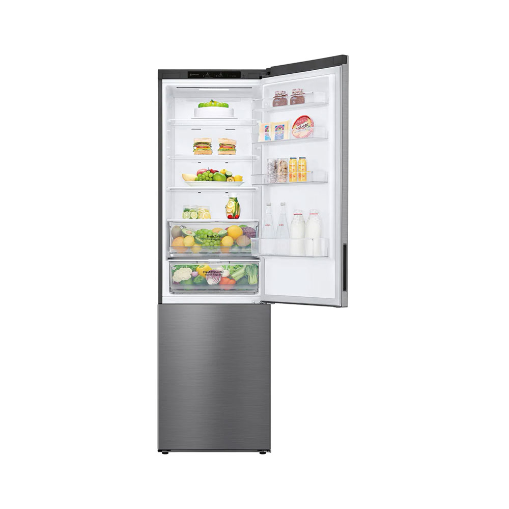Frigorífico LG GBP62PZNBC, Clase B, Inox Grafito Antihuellas, 203×59 cm, Combi