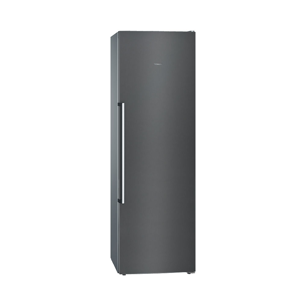 Congelador SIEMENS GS36NAXEP, Clase E, Black Stainless Steel, 186×60 cm, Libre Instalación