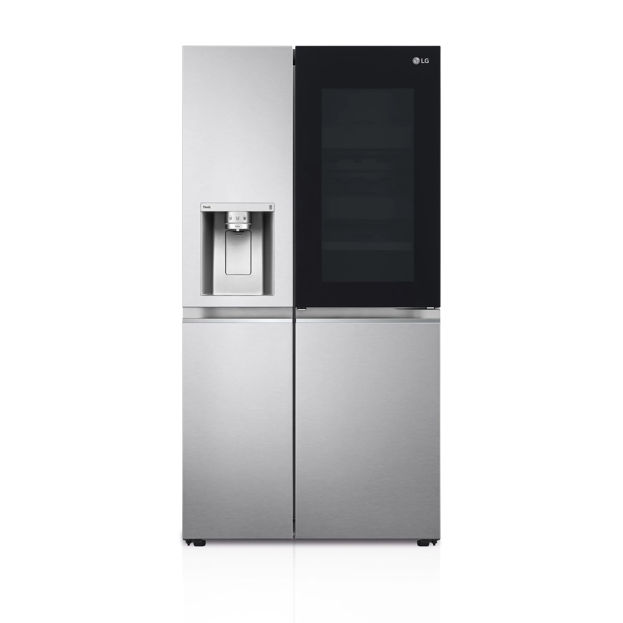 Frigorífico LG GSXV90MBAE, Clase E, Inox Antiuellas, 179×91.3 cm, Americano