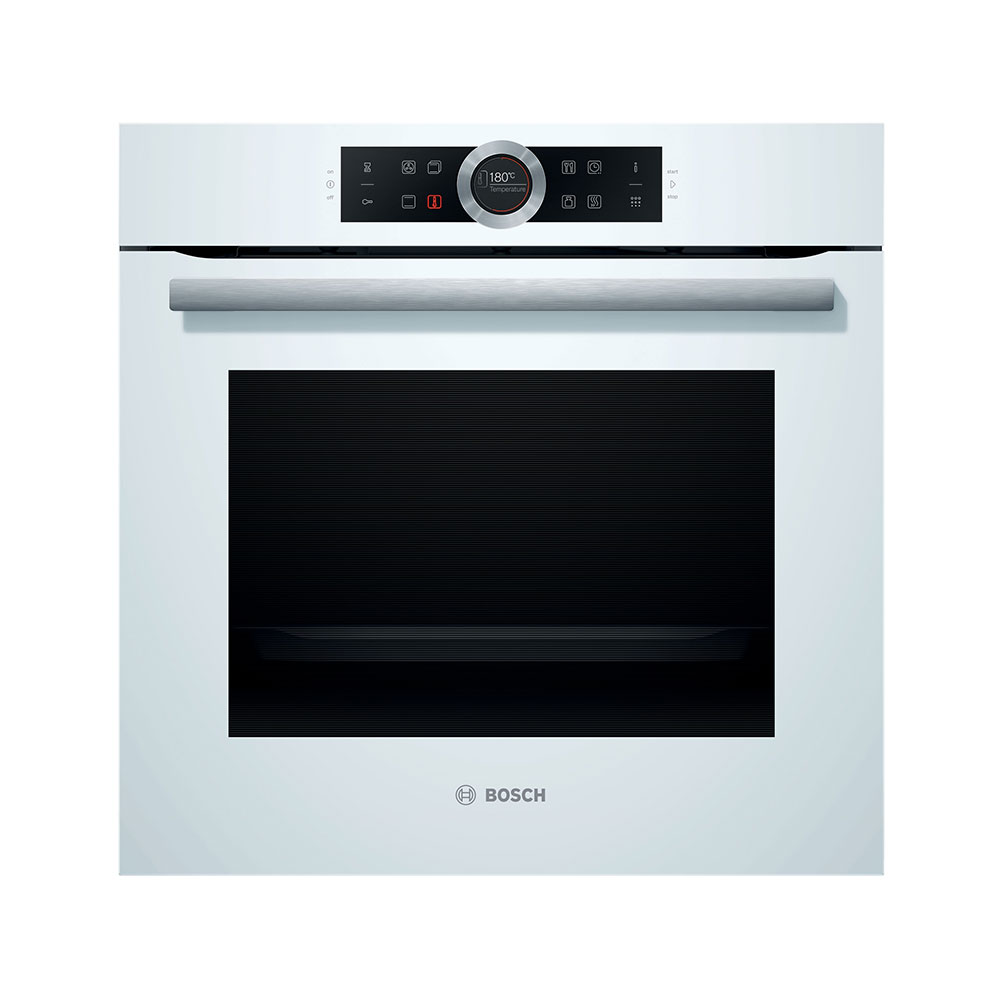 Horno BOSCH HBG675BW1, 60 cm, Blanco, Clase A, 71 l.