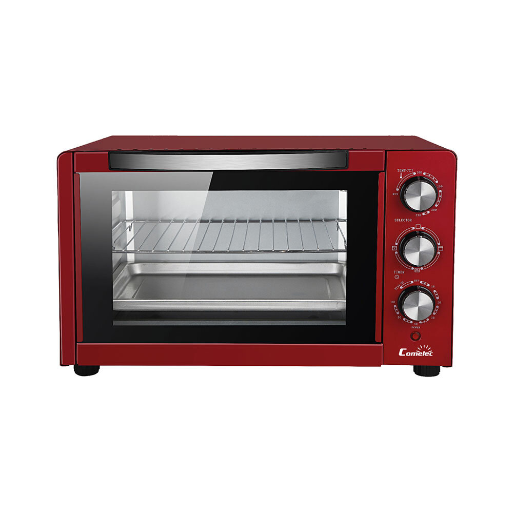 Horno COMELEC HO2809C 28L Convección. Rojo