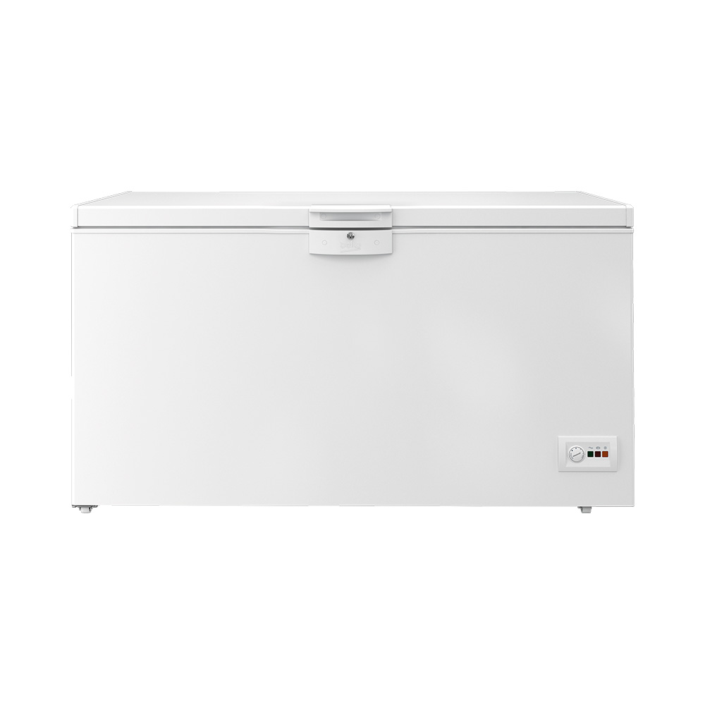 Congelador BEKO HSA32530N, Clase F, Blanco, Horizontal, 86×110 cm, Cíclico, 298 l