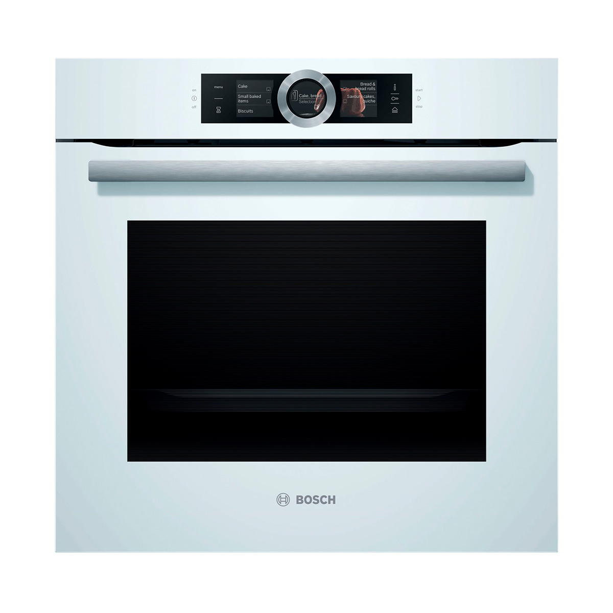 Horno BOSCH HSG636BW1 Blanco, Clase A+, Vapor, 71L