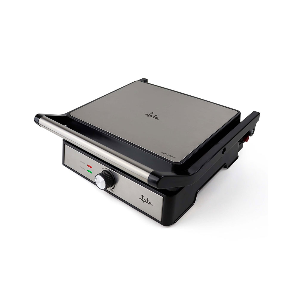 Grill De Asar JATA JEGR1595 Doble Placas Estriadas. Potencia 2.000 W.