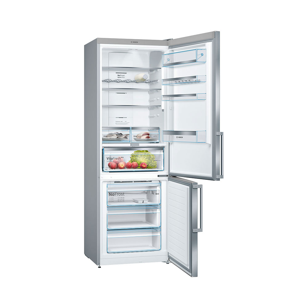 Frigorífico BOSCH KGN49AIDQ, Clase D, Acero Inox. Antihuellas, 203×70 cm, Combi