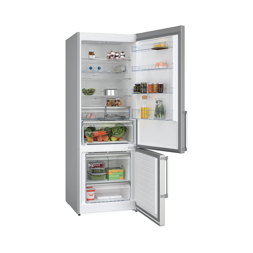 Frigorífico BOSCH KGN56XIDR, Clase D, Acero Inox. Antihuellas, 193×70 cm. Combi