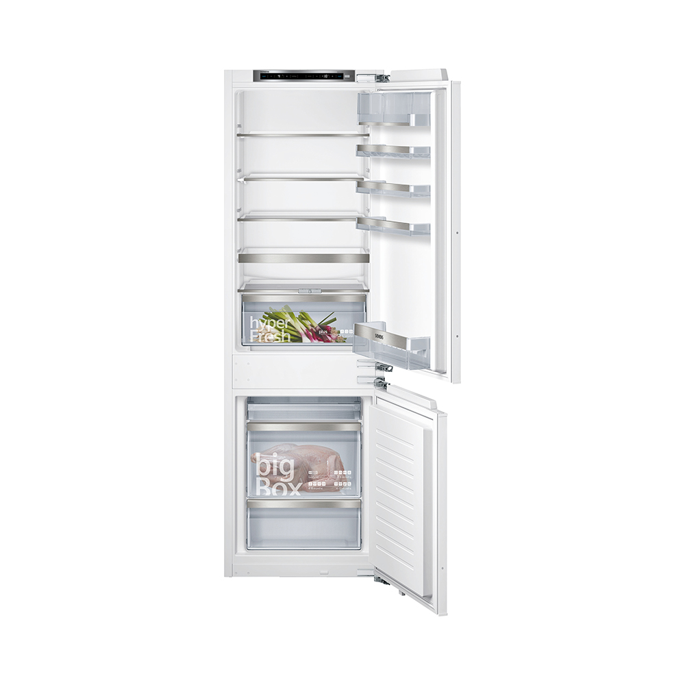 Frigorífico SIEMENS KI86NAFF0, Clase F, Integrable, 177.2×55.8 cm, Combi Puerta fija
