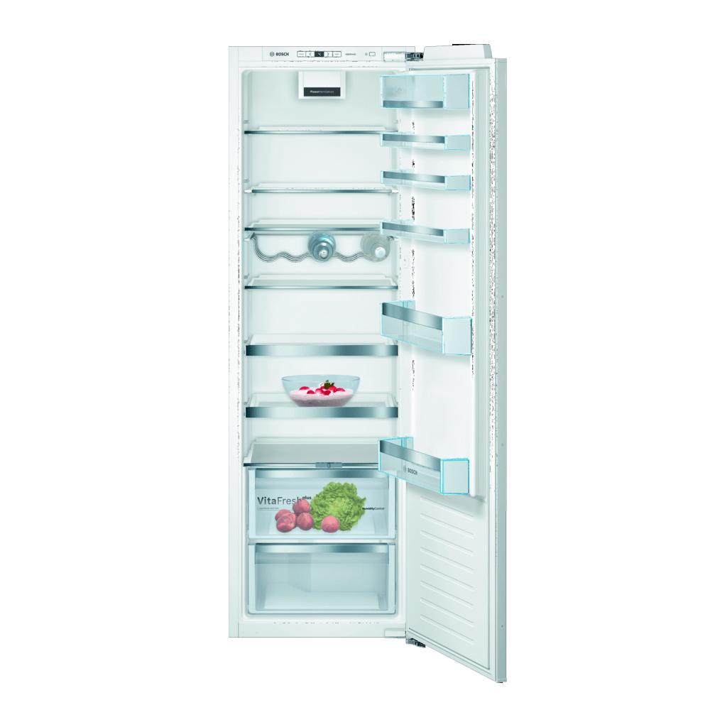 Frigorífico BOSCH KIR81AFE0, Clase E, Integrable, 177.5×56 cm, 1 Puerta.